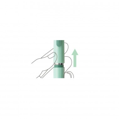 Stylo Bille 0.5mm SAILOR - TUZU - Bleu translucide