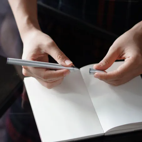 Stylo Bille Novium - Hoverpen Classic Dark Grey | Stylo en Lévitation Magnétique