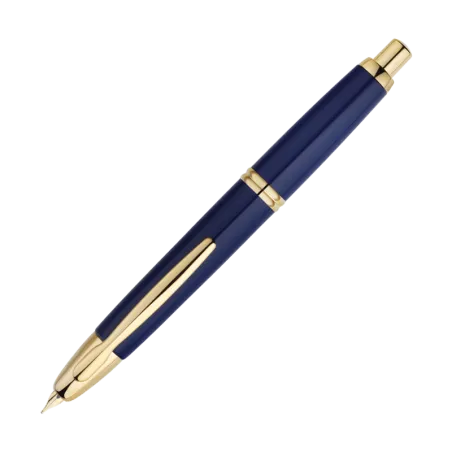 Stylo-plume F Pilot Capless Marine attributs dorés
