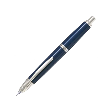 Stylo-plume F Pilot Capless bleu attributs rhodiés