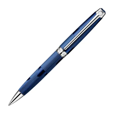 Stylo Bille Caran d'Ache - Leman Bleu Marin - dessus
