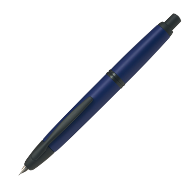 Stylo-plume M Pilot Capless Midnight Blue attributs noirs mats