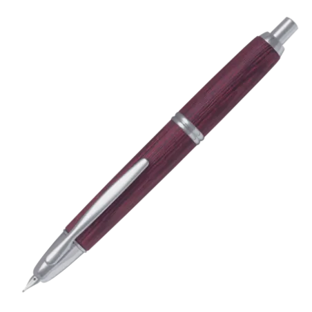 Stylo-plume Capless Wooden Rouge - Plume M
