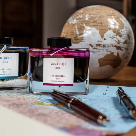 Stylo-plume F PILOT Falcon Brique Laqué - Plume Or 14 Carats - Luxe et Souplesse