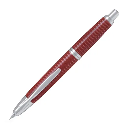 Stylo-plume Fine Pilot Capless Graphite Rouge - Élégance et Modernité