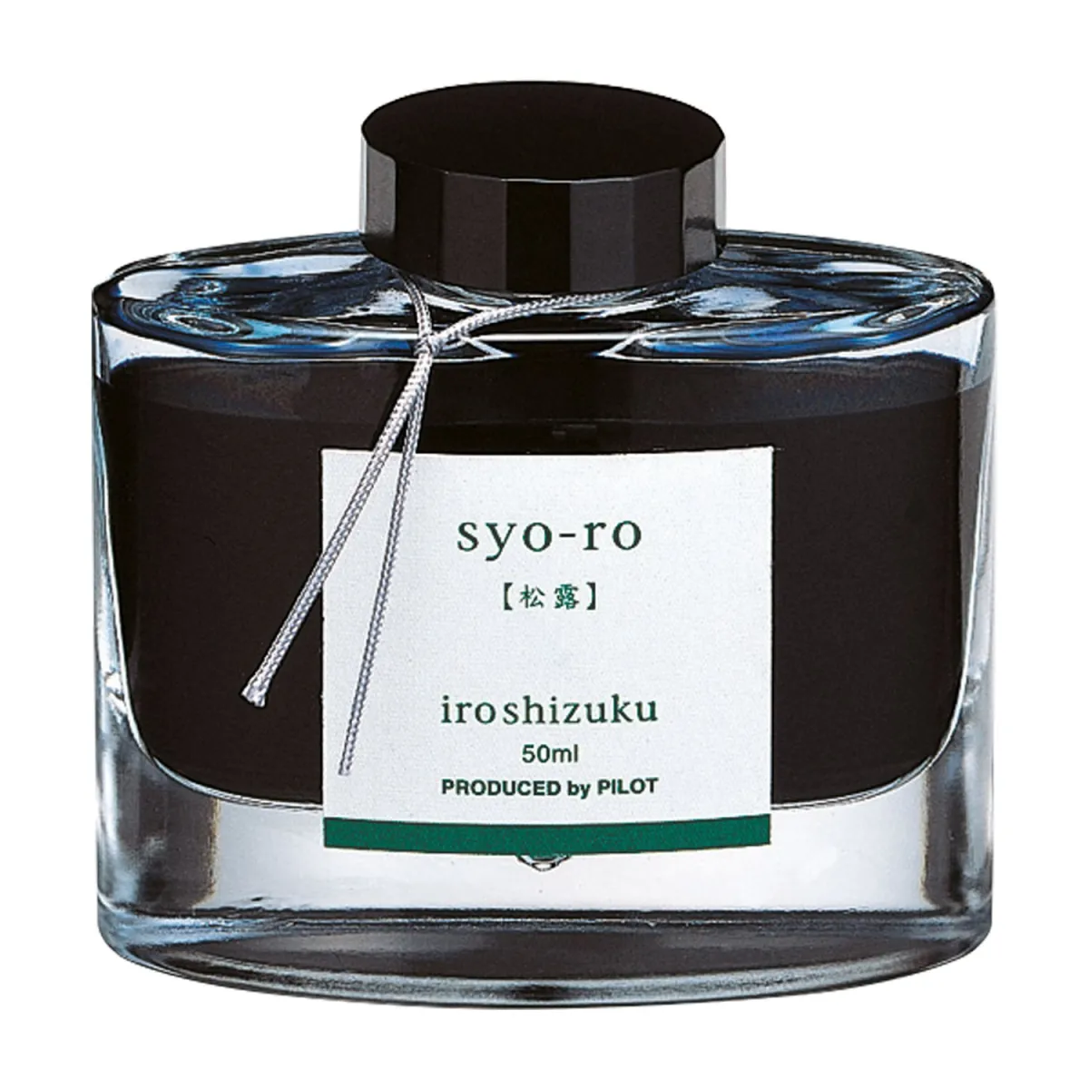 Flacon d'encre Pilot IROSHIZUKU SYO-RO - Encre Vert Rosée de Pin (50 ml)