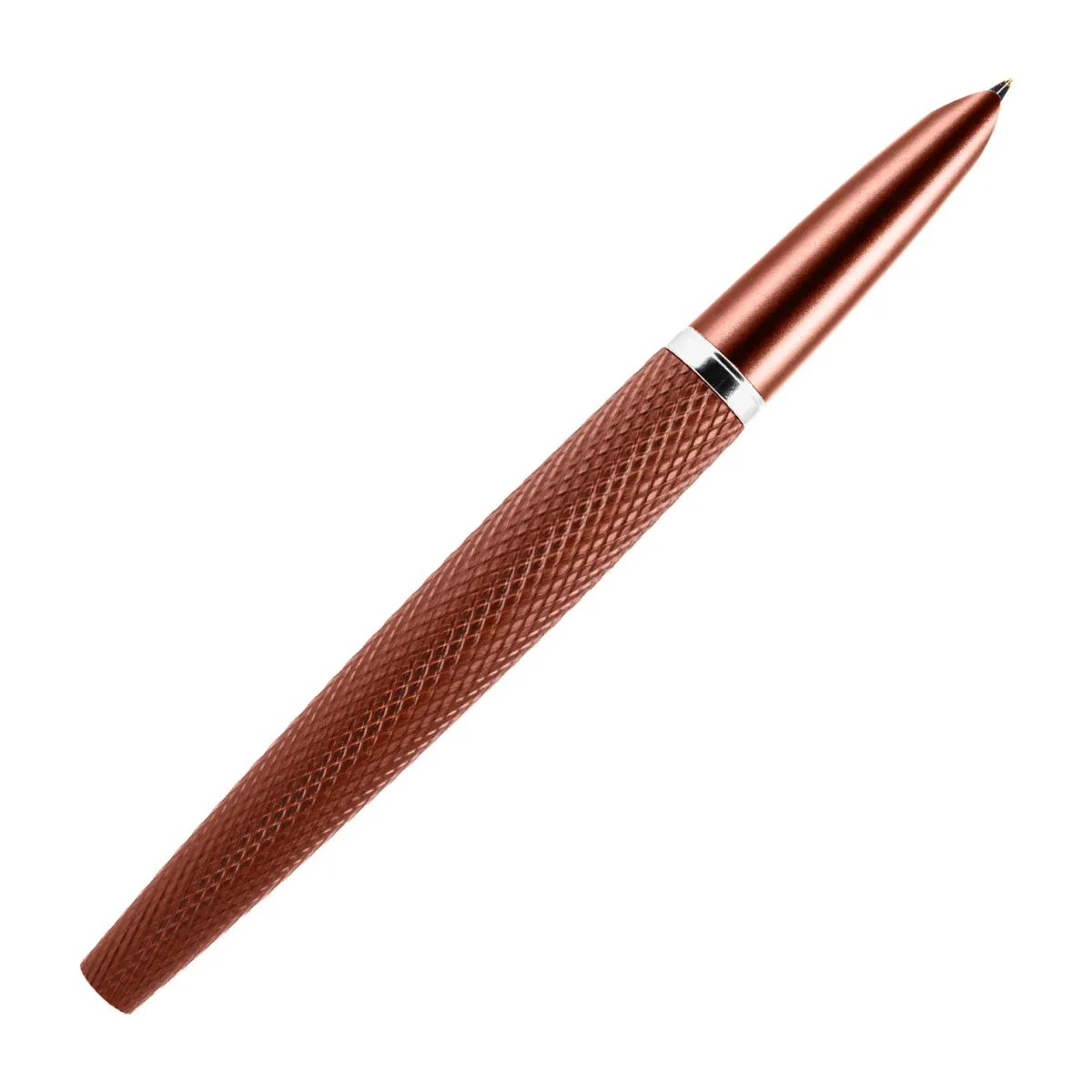 Stylo Plume F/M "Viper" DIPLOMAT Marron Guilloché - Plume