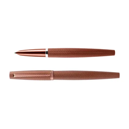 Stylo Plume F/M "Viper" DIPLOMAT Marron Guilloché