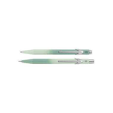 Parure Stylo Bille + Porte-Mine 0.5mm 849 CARAN D'ACHE  Misty Forest - Edition Spéciale