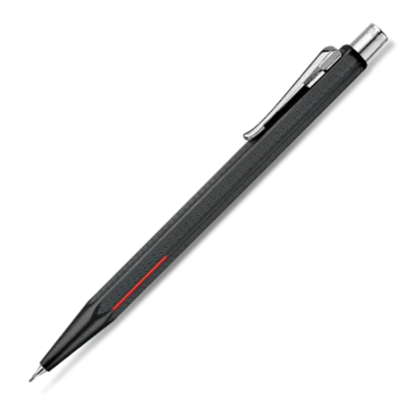 Porte-Mine 0.7mm Ecridor Caran d'Ache "Racing Chromé Noir Mat"