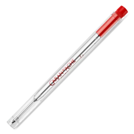 Recharge bille Caran d'ache Goliath Rouge fine