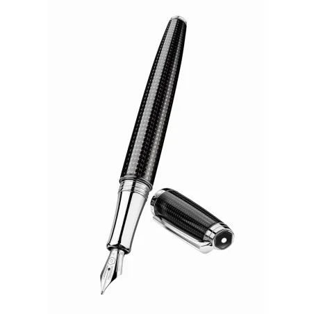 Stylo Plume M Caran d'Ache - Léman - De Nuit - Ouvert