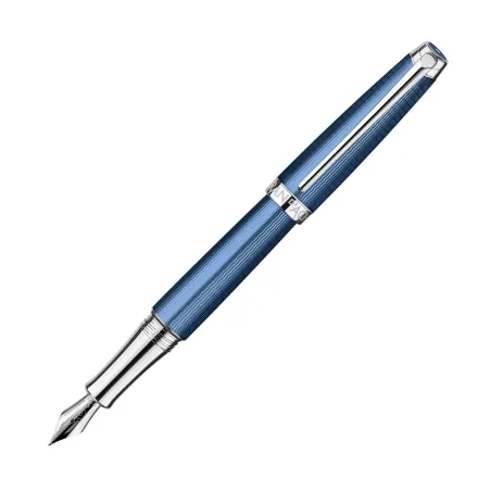 Stylo Plume F Caran d'Ache - Léman - Grand Bleu