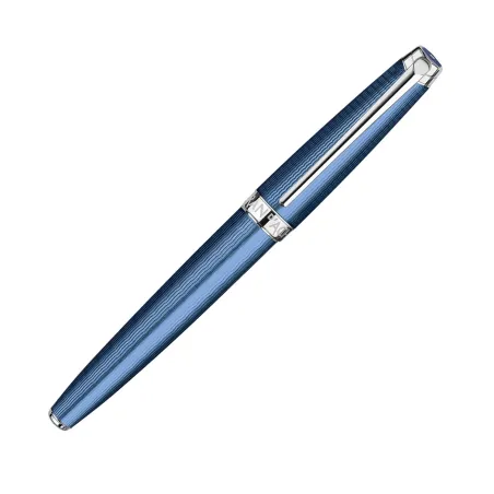 Stylo Roller Caran d'Ache - Léman - Grand Bleu - Fermé