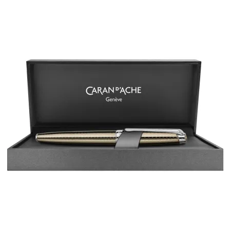 Stylo Roller Caran d'Ache - Léman - Caviar - Coffret