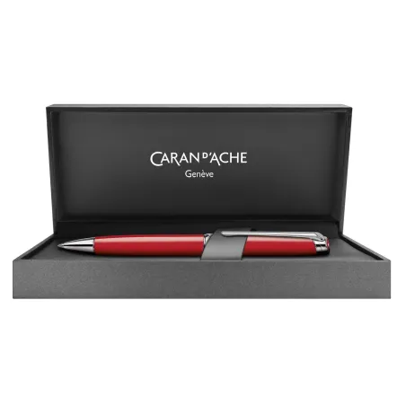 Stylo Bille Caran d'Ache - Léman- Rouge Écarlate - Coffret