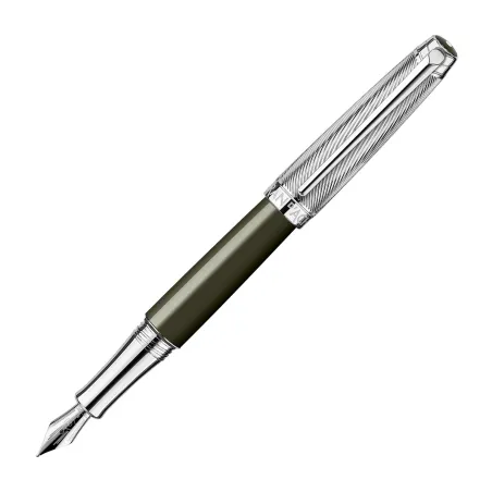 Stylo plume F Caran d'Ache - Léman - Terre d’Ombre