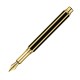 Stylo Plume OB Caran d'Ache - Varius - China Black - Plaqué or - Plume