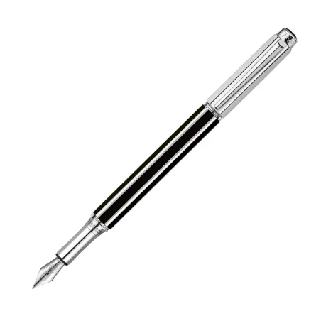 Stylo Plume M Caran d'Ache - Varius - China Black - Rhodié