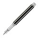 Stylo Plume B Caran d'Ache - Varius - China Black - Rhodié - Plume