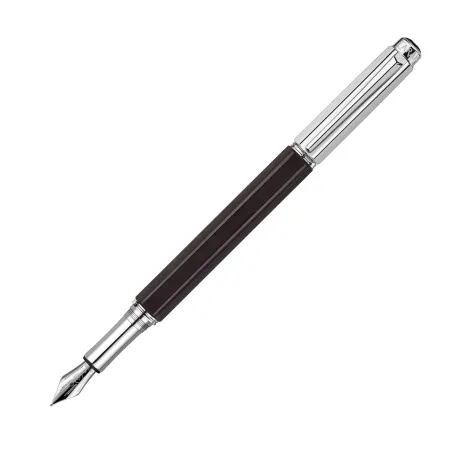 Stylo Plume F Caran d'Ache - Varius - Ebony Rhodié