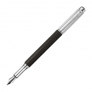 Stylo plume OB Caran d'Ache - Varius - Ivanhoé Black Rhodié