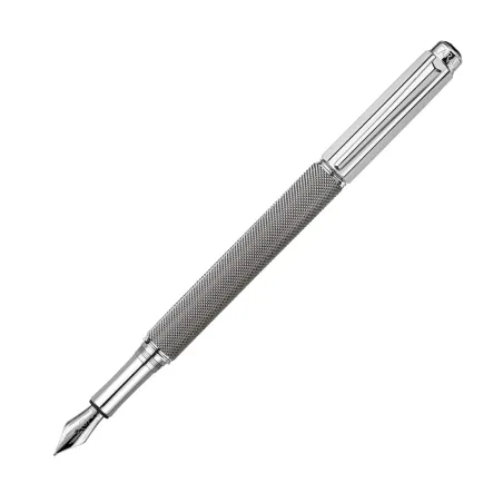 Stylo plume F Caran d'Ache - Varius - Ivanhoé Argenté Rhodié - Ouvert