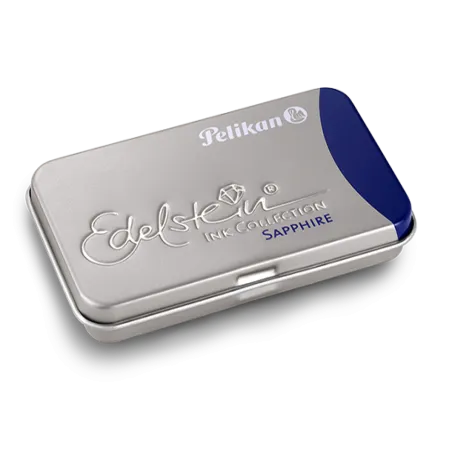 Boite de 6 cartouches d'encre Pelikan - Edelstein - Bleue Sapphire