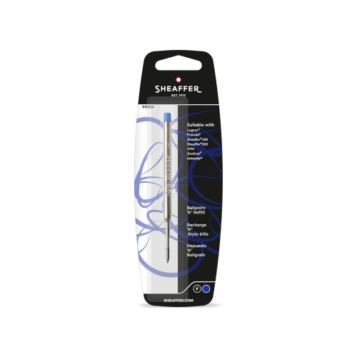 Recharge Bille K Sheaffer - Bleu Fine