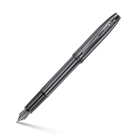 Stylo Plume M Sheaffer - Série 100 - Grey Attribut Gun pvd - ouvert