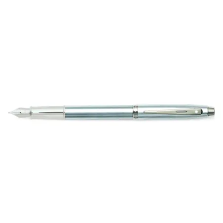Stylo Plume M Sheaffer - Série 100 - Chrome Attribut Chrome - Stylo ouvert