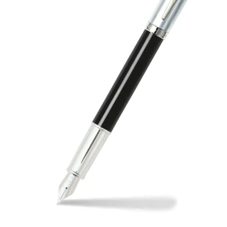 Stylo Plume M Sheaffer - Série 100 - Black Attribut Chrome - Plume