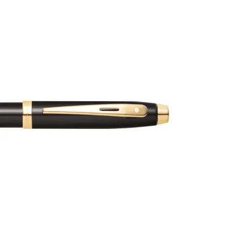 Stylo Plume M Sheaffer - Série 100 - Black Attribut Doré - Capuchon