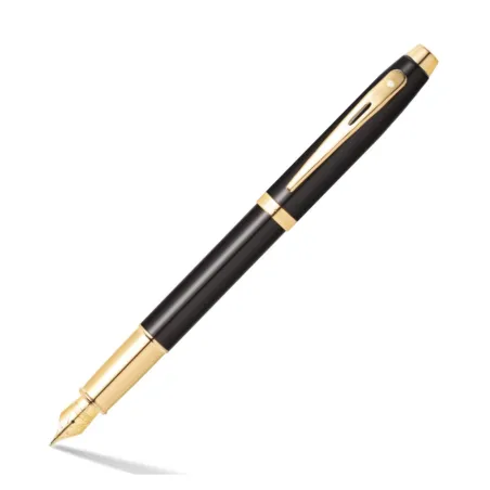 Stylo Plume M Sheaffer - Série 100 - Black Attribut Doré