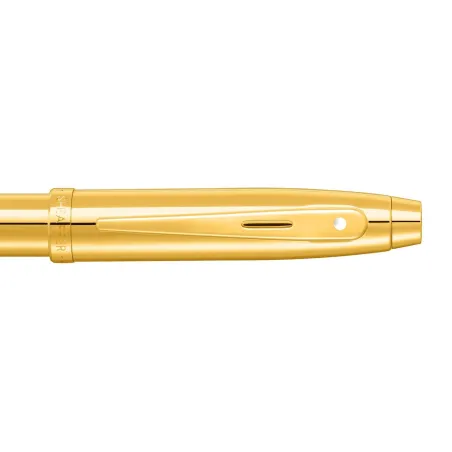 Stylo Plume M Sheaffer - Série 100 - Gold Attributs Dorés - Capuchon
