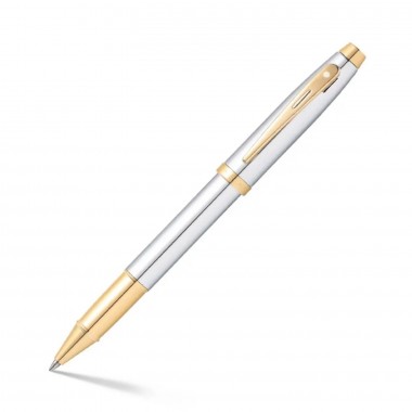 Stylo Roller Sheaffer - Série 100 - Chromé Attributs Dorés