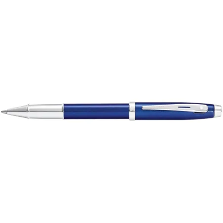 Stylo Roller Sheaffer - Série 100 - Bleu Attributs Chromés - Dessus
