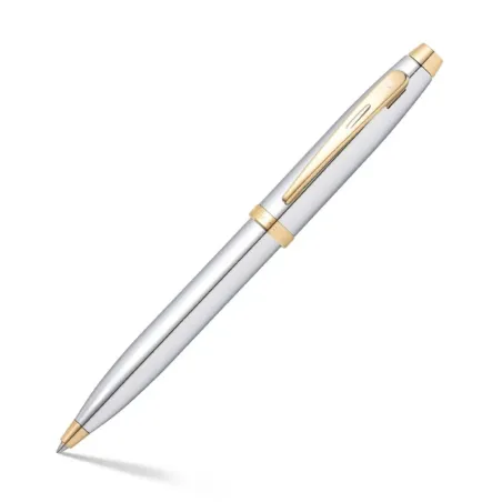 Stylo Bille Sheaffer - Série 100 - Chrome Attributs dorés