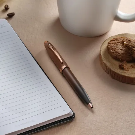 Stylo Bille Sheaffer Série 100 Coffee PVD – Élégance Profilée & Prestige