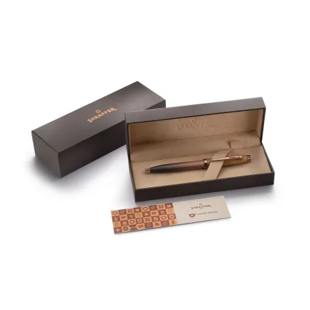 Stylo Bille Sheaffer - Série 100 - Coffee Attributs Cofee pvd - Coffret