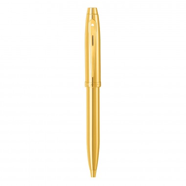 Stylo Bille Sheaffer - Série 100 - Gold Attributs dorés - Face