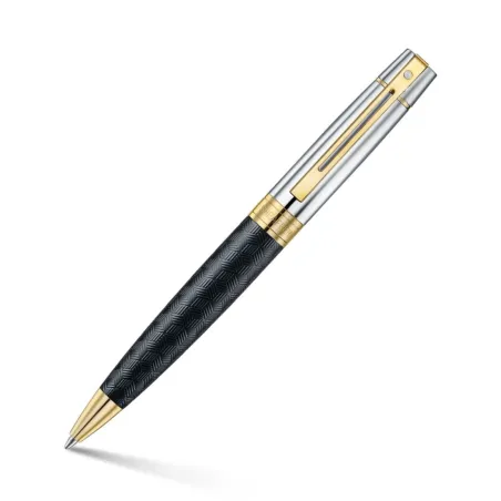 Stylo Bille Sheaffer - Série 300 - Black et Chrome Attributs dorés