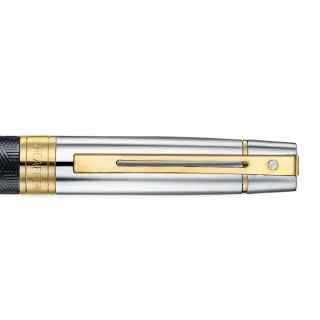 Stylo Bille Sheaffer - Série 300 - Black et Chrome Attributs dorés - Détails