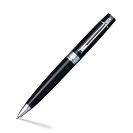 Stylo Bille Sheaffer - Série 300 - Black Attributs chromés