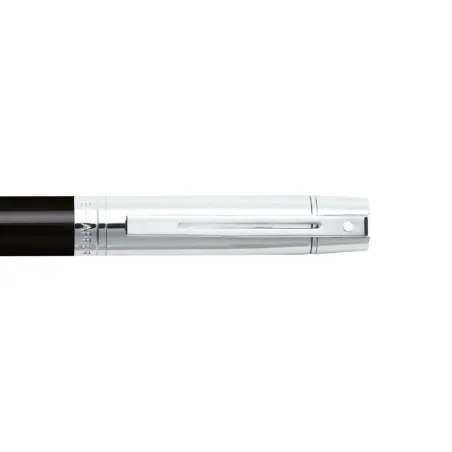 Stylo Bille Sheaffer - Série 300 - Black et Chrome Attributs chromés - Détails