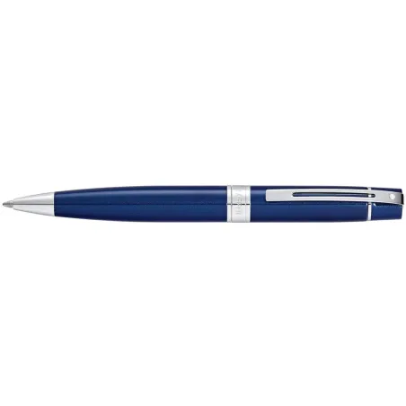 Stylo Bille Sheaffer - Série 300 - Bleu Attributs chromés - Dessus