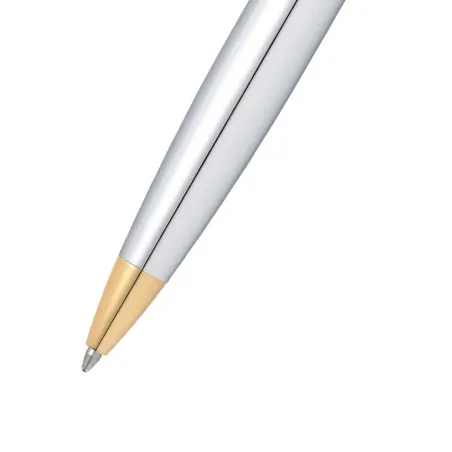 Stylo Bille Sheaffer - Série 300 - Chrome Attributs Dorés - pointe