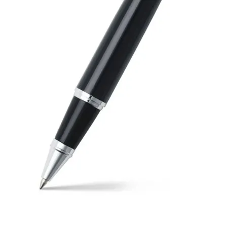 Stylo Roller Sheaffer - Série 300 - Black et Chrome Attributs Chromés - Pointe