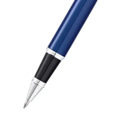Stylo Roller Sheaffer - Série 300 - Bleu Attributs Chromés - Pointe