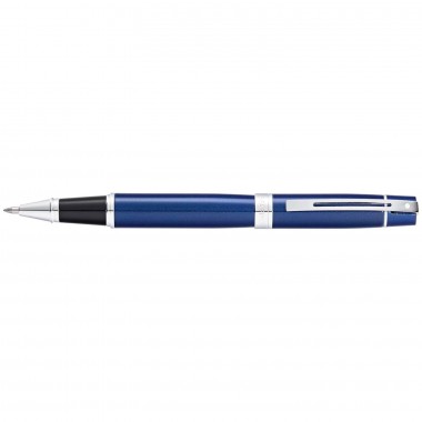 Stylo Roller Sheaffer - Série 300 - Bleu Attributs Chromés - Dessus